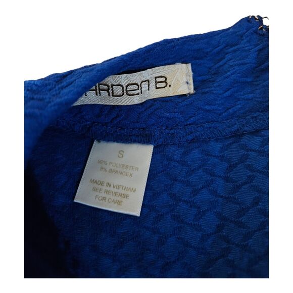 Arden B. Small Blue Long Sleeve Mini Dress - Picture 2 of 7